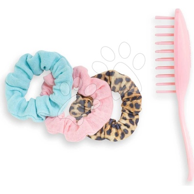 Corolle Hrebeň a gumičky do vlasov pre bábiku Hair Brush & Scrunchies Set Ma pre 36 cm bábiku
