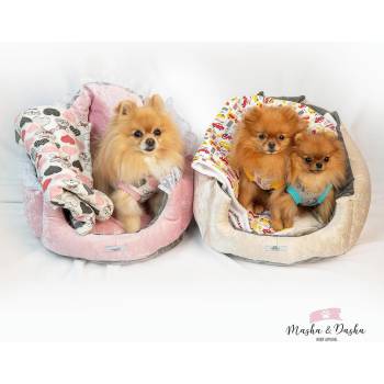 mashа'n'dasha Луксозно легло за куче- размер 30см