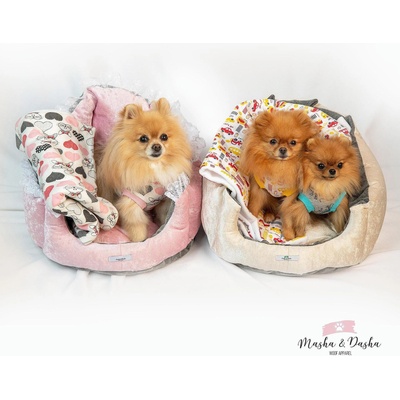 mashа'n'dasha Луксозно легло за куче- размер 30см