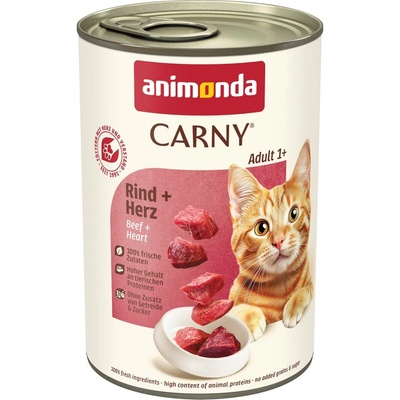 Carny Adult hovězí srdíčka 6 x 400 g