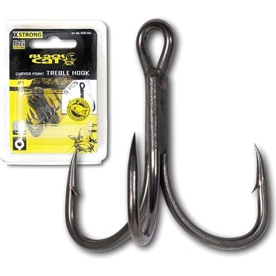 Black Cat Curved Point Treble Hook DG vel.2 5 ks