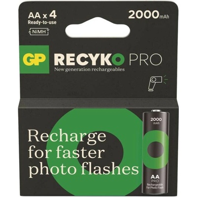 GP ReCyko Pro Photo Flash AA 2000mAh 4ks 1032224201