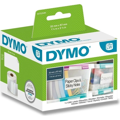 Dymo LW S0722540 - originální papírové štítky - 57 x 32 mm