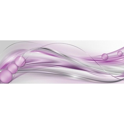 Preinterier FT5645 Fototapeta na stenu Abstraktné fialové vlny vlies 620cm x 219cm