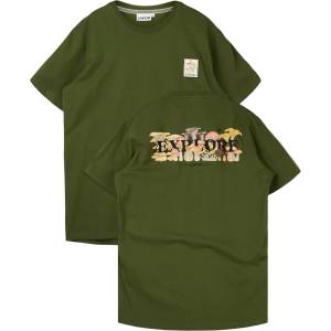 LAKOR Мъжка тениска LAKOR Mushroom Forest T-Shirt - Riffle Green - размер XL (217-0130-0214)