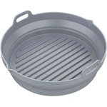 KLAUSBERG Комплект 2 бр. кръгли силиконови форми за Airfryer Klausberg KB 7789, 20х21.3 см, До 230C, Без BPA, Сив (9999KB7789) - topmall