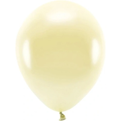 EKO balónek metalický SVĚTLE ŽLUTÝ 26 cm