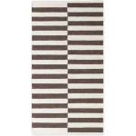 Hanse Home Бял/кафяв двустранен/ръчно изработен вълнен килим 80x150 cm Vika - Hanse Home (106468-80x150)