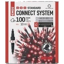 EMOS D1AR01 Standard LED spojovacia vianočná reťaz 10 m vonkajšia aj vnútorná červená časovač