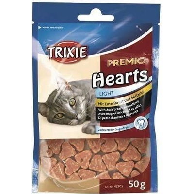 Trixie Hearts srdiečka s kačicou a lososom 50 g