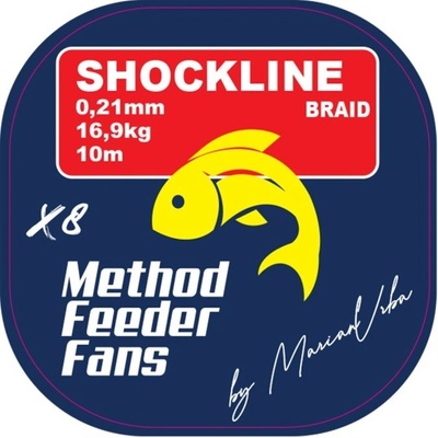 Method Feeder Fans Šnúra Shockline X8 MFF 10m 0,219mm