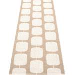 Pappelina Бежова и кремава пътека за открито и закрито 70x200 cm Sten Light Nougat - Pappelina (ST6H720)