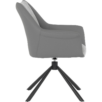 Carmen Трапезен стол tempe - тъмносив (3532355)