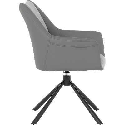 Carmen Трапезен стол tempe - тъмносив (3532355)