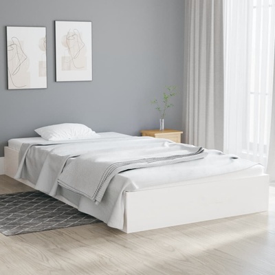 Nábytek XL 820053 Rám postele bílý masivní dřevo