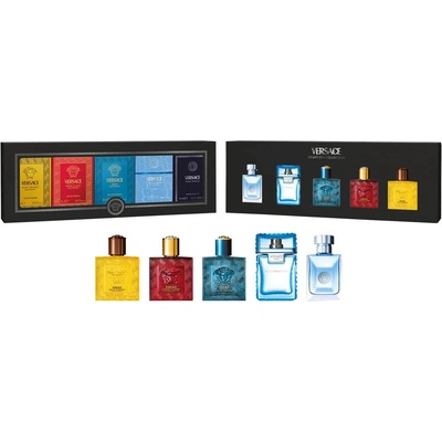 Versace Mini Collection set Eros Energy EDP 5 ml + Eros Flame EDP 5 ml + Eros EDT 5 ml + Eau Fraiche 5 ml + Versace Pour Homme EDT 5 ml