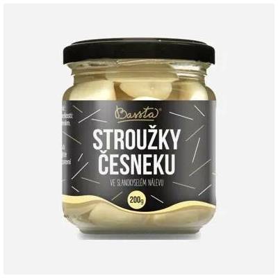 Bassta Stroužky česneku ve slanokyselém nálevu sklo 200 g