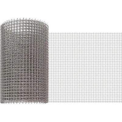 VidaXL Síťovina 20 x 200 cm 3 Mesh Nerezová ocel 201 Stříbrná