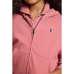 Ralph Lauren суичър с цип и качулка за деца с памук (313950936501)