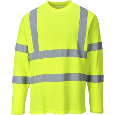 Portwest tričko S278 Hi-Vis dlouhý rukáv reflexní žltá L