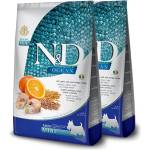 FARMINA N&D куче OCEAN Възрастен Мини Треска и Портокал 2 x 7 кг