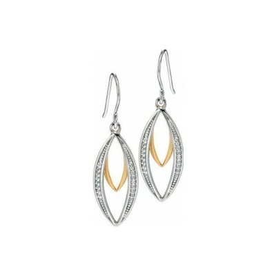 Fiorelli Cubic zirconia Luxusné strieborné náušnice E4678C