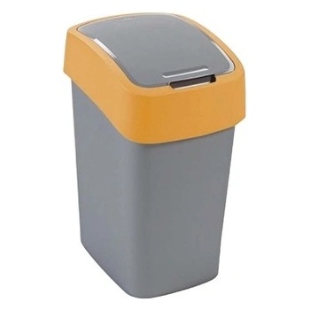 Curver Strend Pro FLIP BIN 25 l šedostříbrná/žltá koš na odpad