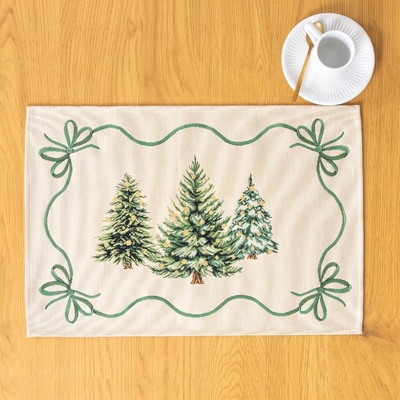 EVENIT Vianočné gobelínové prestieranie Pines Bavlna/polyester 35x45 cm