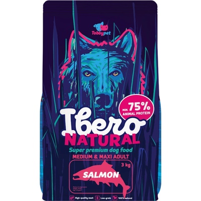 Ibero Natural Dog Medium & Maxi Adult Salmon 3 kg