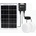 Aigostar - соларна LED лампа 2xLED/35W/12V 6000 mAh 6500K Ø 16, 8 cm (AI2009)