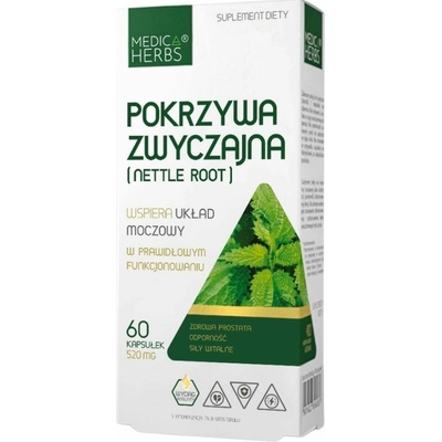 Medica Herbs Žihľava dvojdomá 520 mg 60 kapsúl