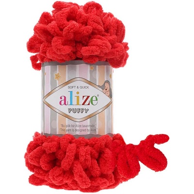 Alize Puffy 056 - červená