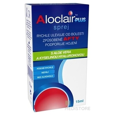 Aloclair Plus PLUS ústny sprej 15 ml