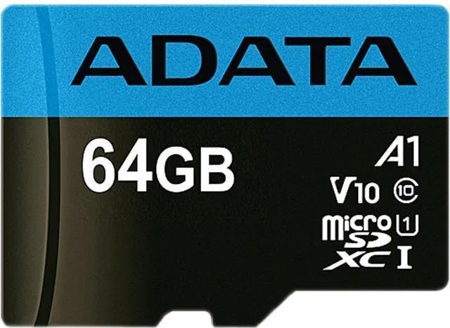 ADATA microSDXC 64GB C10/UHS-I/A1 AUSDX64GUICL10A1-RA1