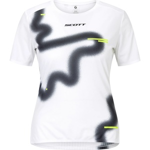 Scott Дамска тениска Scott Women's Tee Rc Run S/S Running shirt - White / Black (916-6374-0214)