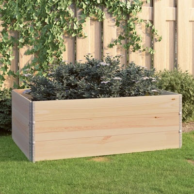 VidaXL Vyvýšené záhony 3 ks 100 x 150 cm masivní borové dřevo