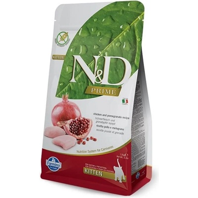 N&D Prime Kitten Grain Free Chicken & Pomegranate 1,5 kg