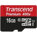 Paměťové karty Transcend 16 GB microSDHC UHS-I U1 TS16GUSDCU1