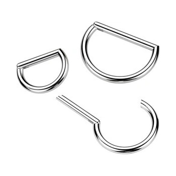 Šperky4U piercing segment půlkruh titan TIT1337-1208