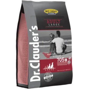 Dr.Clauder's Adult Large Breed - Премиум суха храна за израснали кучета от едри породи (от 25кг) с пилешко месо и ориз 12.5 кг