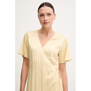 Gant Рокля Gant в жълто дълга със стандартна кройка 4503403 (4503403)