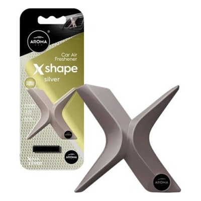 Aroma Car X SHAPE SILVER