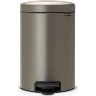 Brabantia - NewIcon - pedálový kôš 12 l - platinový