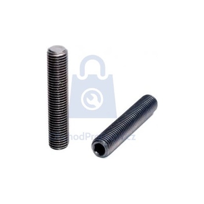 Šroub stavěcí s jemným stoupáním závitu, 10.9, DIN 913, plochý konec, bez úpravy M10 x 1,25 x 30, balení 1 ks – Sleviste.cz