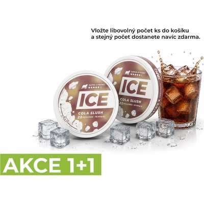 Ice nikotinové sáčky Cola Slush 10,9 mg 22 sáčků