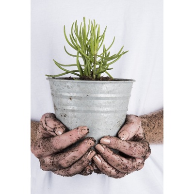 ESSCHERT DESIGN Kvetináč pozink 14 cm