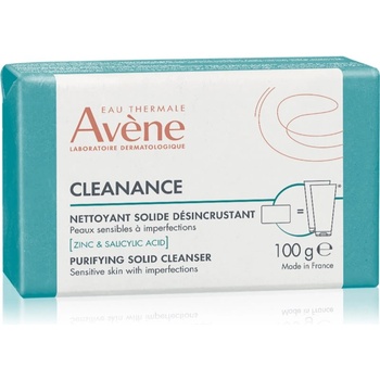 Avène Cleanance Purifying Solid Cleanser дерматологично кубче за миене за мазна кожа склонна към акне 100 гр