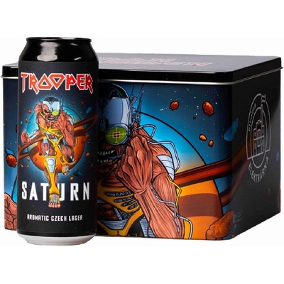 Iron Maiden Trooper Saturn svět. ležák 11 4,5% 6 x 0,5 l (plech)