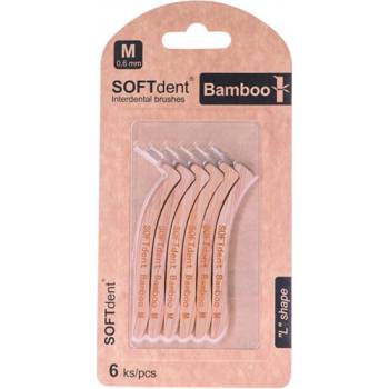 SOFTdent Bamboo Interdental Brushes medzizubné kefky z bambusu 0,6 mm 6 ks