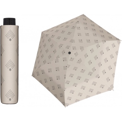 Doppler Fiber Havanna Night Sky beige dámský skládací deštník béžový